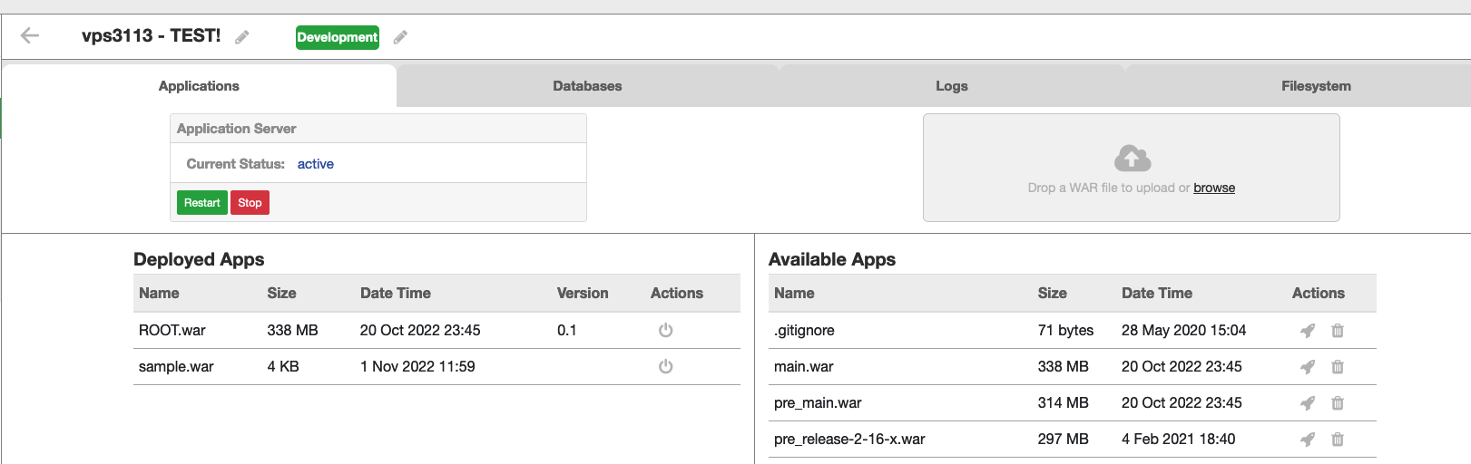 application overview